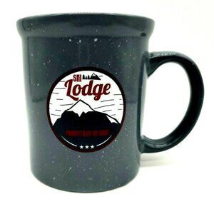 DesignPac Speckled Ski Lodge Coffee Mug